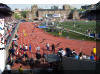Cade Liverman -Lane 9 (closest) 400 M Hurdles, 2008 Penn Relays, Texas A&M