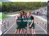 Middle School Hurdlers -Tia, Will, Jordan and Hannah