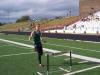 Hannah Warmng up 300M Hurdles, www.greathurdlers.com