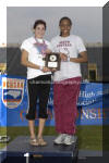 Sophia Treakle, left, Co-MVP 2007 3A State Meet
