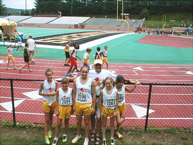 2001 Junior Olympics, Midget Gir lHurdlers\