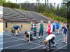 Terran, Erin, Jessica 55M Hurdles 2009 Polk County Polar Bear Championship