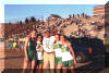 Kelly Poss, 2nd from left, WHKP Champions, Shuttle Hurdle Relay