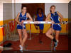 Meredith Mercer (left) Mars Hill College Track & Field